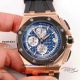 Perfect Replica Audemars Piguet Offshore Rose Gold Watch Blue Face (2)_th.jpg